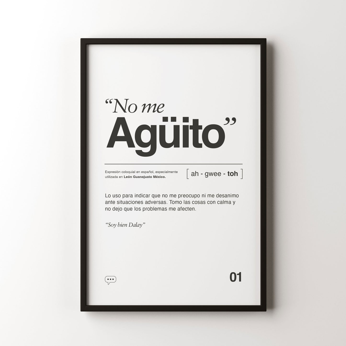No me agüito
